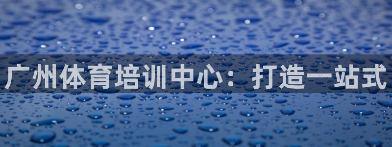 球速体育：广州体育培训中心：打造一站式